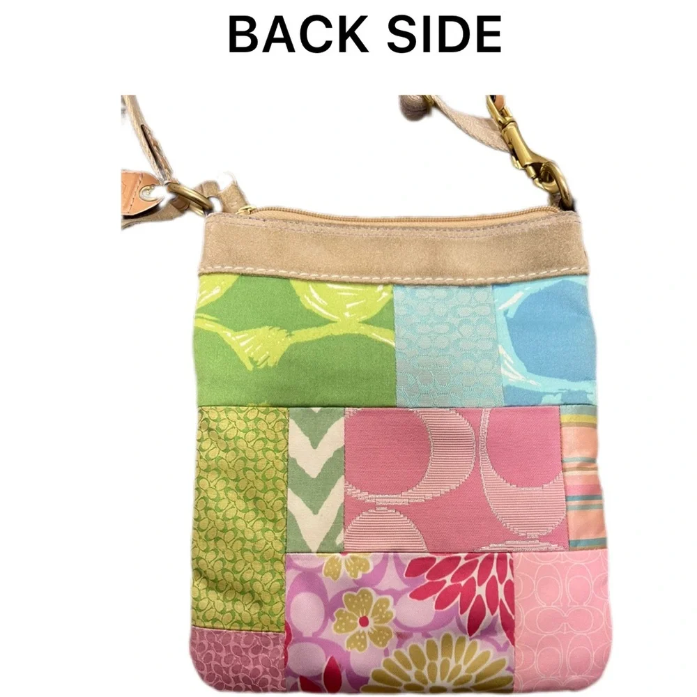 COACH Y2K Pastel Patchwork Crossbody and Wallet - Picture 3 of 16